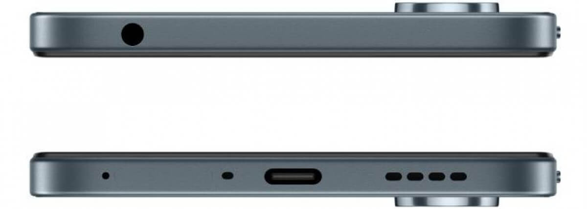 The Realme C100 has a 3.5mm headphone jack and a microSD slot