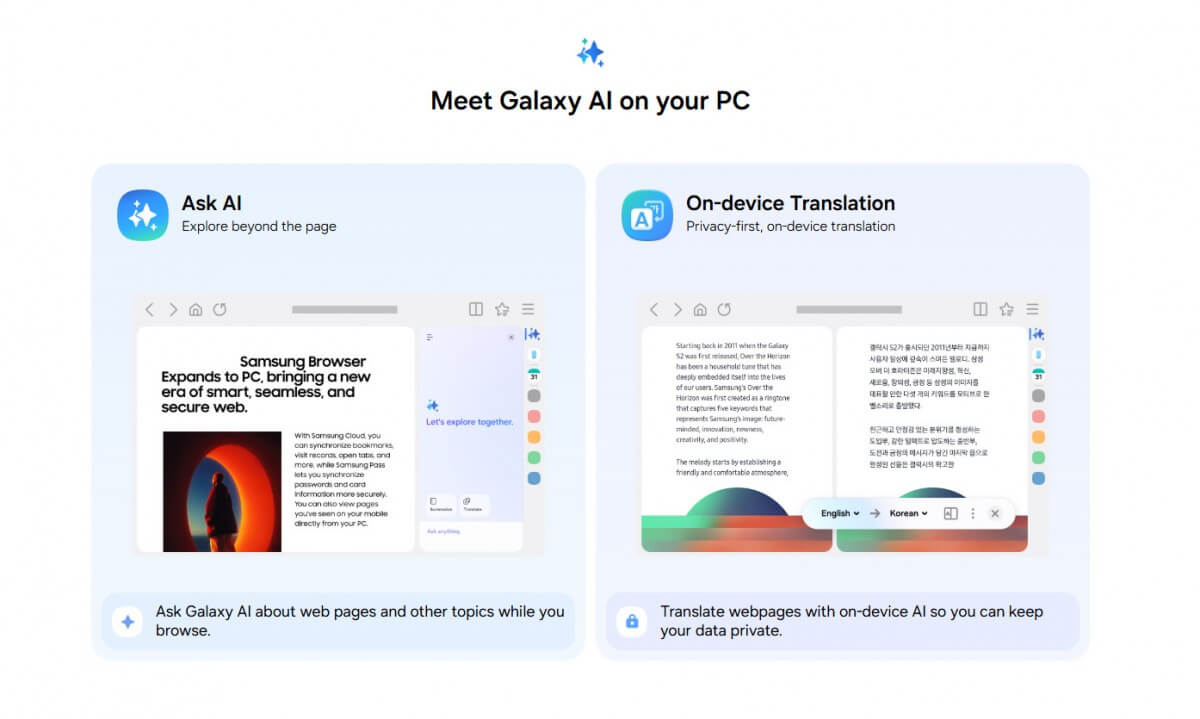 Samsung Browser for Windows is now out of beta