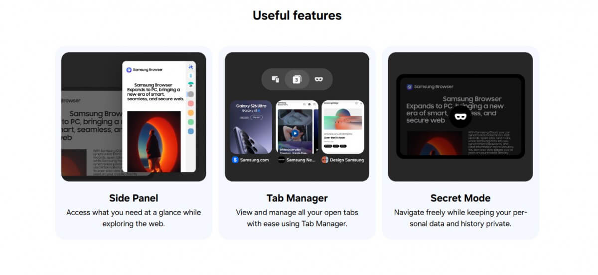 Samsung Browser for Windows is now out of beta
