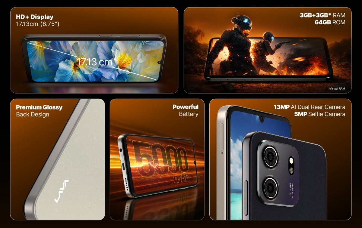 Lava Bold N2 Lite announced with a Unisoc chipset, 5,000mAh battery